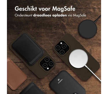 Accezz Vintage Leather MagSafe Backcover Apple iPhone 16 Pro - Rustic Brown