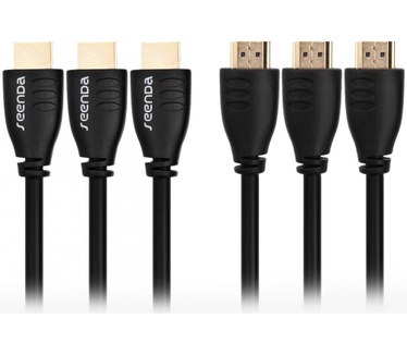 Seenda HDMI naar HDMI kabel - 2 meter - set van 3 stuks