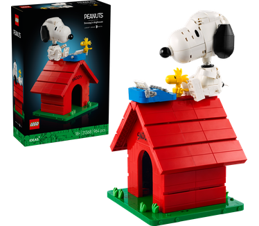 LEGO Ideas Peanuts: Snoopy's hondenhok