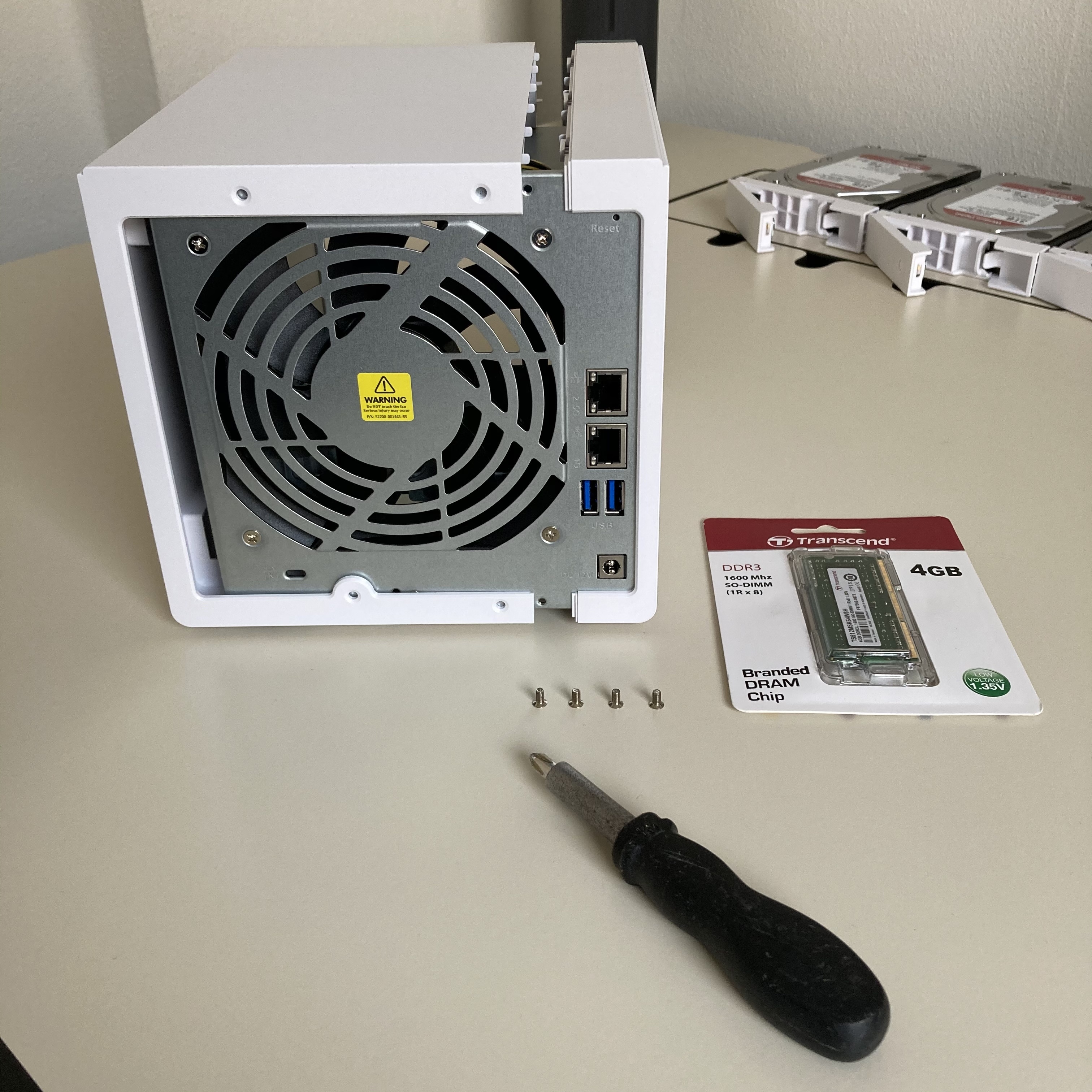 RAM upgrade - Behuizing