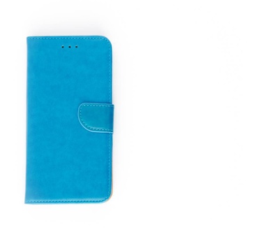 Luxe Lederen Bookcase hoesje voor de Apple iPhone 7 Plus - Blauw (Apple iPhone 7 Plus) Blauw