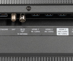 Philips OLED811 - aansluitingen