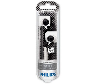 Philips Headset voor in het oor SHE3575BW/10 (Wit, Zwart)