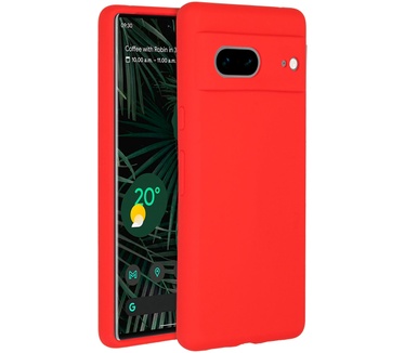Accezz Liquid Silicone Backcover Google Pixel 7 - Rood
