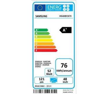 Samsung HG48EC670CW Zwart