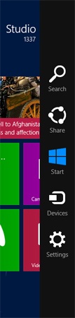 Windows 8 - charms