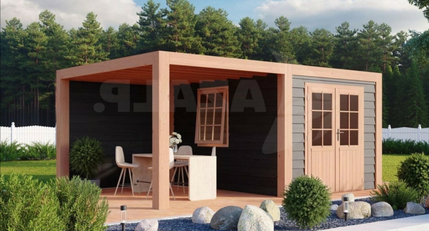 Azalp WoodAcademy Nero Excellent Douglas overkapping 580x300cm