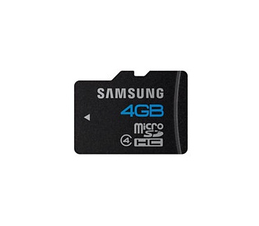 Samsung microSDHC 4GB class 4 + adapter