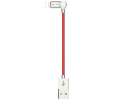 Usams U-Kin Series USB 2.1A naar Lightning Kabel (100cm) - Rood