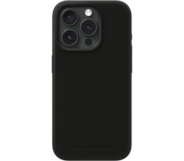 iDeal of Sweden Silicone Black (iPhone 15 Pro) Zwart