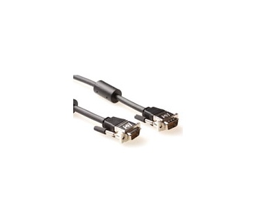 Intronics VGA aansluitkabel  male-male met metalen kappen