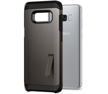 Spigen Samsung Galaxy S8 Plus Hoesje Tough Armor  Grijs