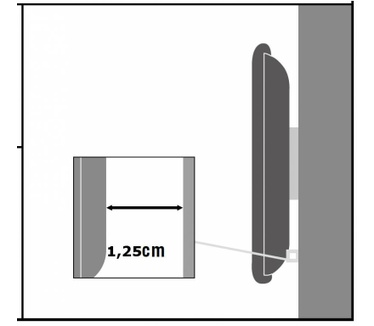 Techly 13-37" Wall Bracket for LED LCD TV Fixed White" ICA-LCD 114WH