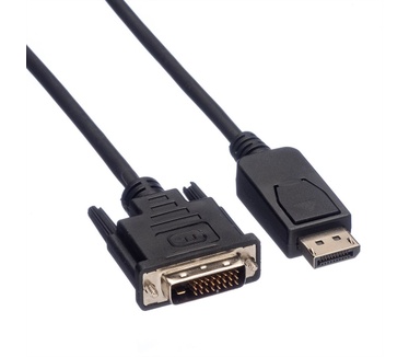 Value DisplayPort Kabel DP Male - DVI (24+1) Male, LSOH 1,0m