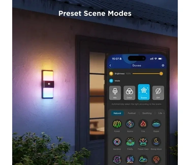Govee RGBIC Smart Outdoor Wall light | Wi-Fi + Bluetooth