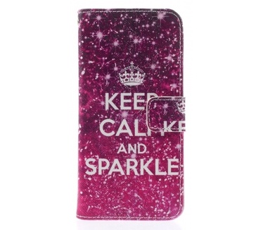 Kees Portemonnee Hoesje Apple iPhone 6 - Keep Calm