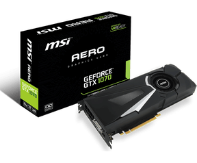 MSI GeForce GTX 1070 AERO 8G OC