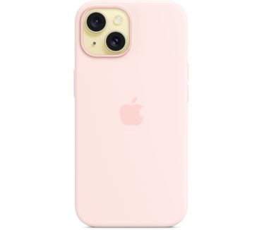 Apple Siliconenhoesje met MagSafe voor iPhone 15 - Lichtroze (iPhone 15) Roze