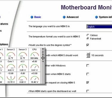 MotherBoard Monitor screenshot (resized)