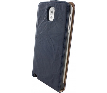 Mobiparts Mobiparts Vintage Flip Case Samsung Galaxy Note 3 Navy Blue