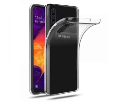 qMust Samsung Galaxy A50 Flexibel Hoesje Transparant
