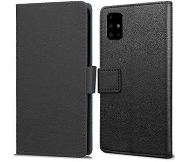 qMust Samsung Galaxy A51 Wallet Hoesje Zwart