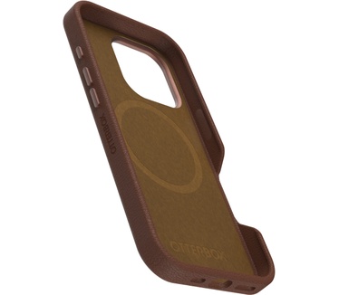 Otterbox Symmetry Series Cactus Leather voor MagSafe voor iPhone 16 Pro, Rich Adobe
