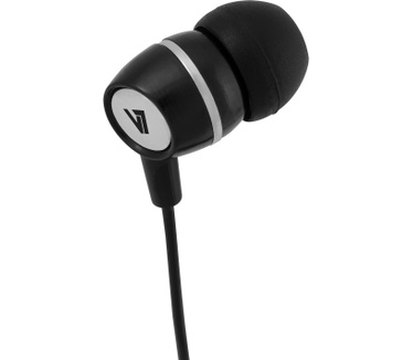 V7 V7 Stereo Earbuds with Inline Microphone - Black