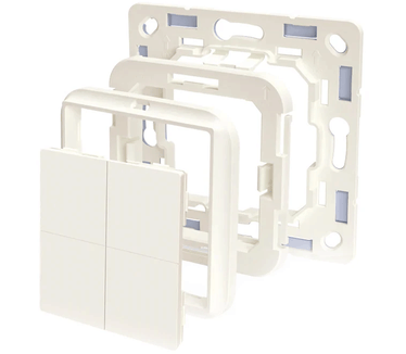 Shelly BLU Wall Switch 4 Adapter for Busch-Jaeger - Slimme lichtschakelaar