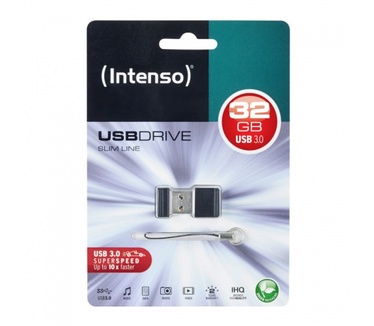 Intenso Slim Line USB 3.0 32GB Zwart