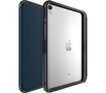 Otterbox OtterBox Symmetry Folio-hoes voor iPad 10th gen, schokbestendig, valbestendig, dunne beschermende folio-hoes, getest volgens militaire standaard, Blauw