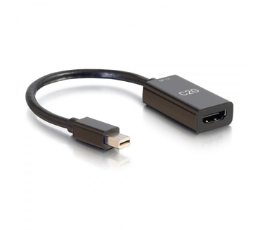 CablesToGo 8in Mini DisplayPort[TM] Mannelijk naar HDMI[R] Vrouwelijke Passieve Adapteromvormer - 4K 30Hz