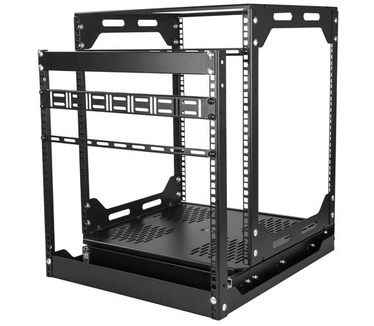 Startech.com 12U uitschuifbaar server rack roteerbaar open frame serverkast