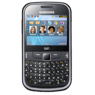 Samsung Chat 335 S3350 Sensation Zwart (Vodafone-prepaid)