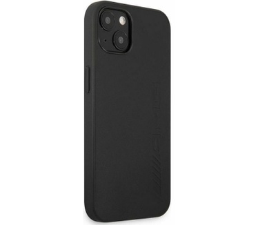 Mercedes-Benz AMG Leather Back Case - iPhone 13 Mini (5.4") Zwart Zwart