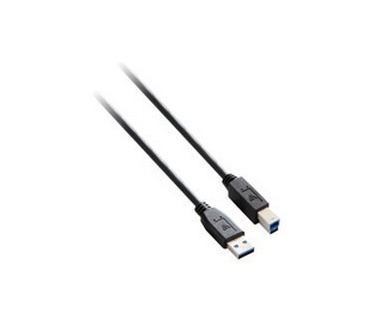 V7 USB 3.0 Cable USB A to B (m/m) black 1,8m