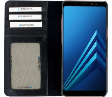 Mobiparts Excellent Wallet Case Samsung Galaxy A8 (2018) Jade Black