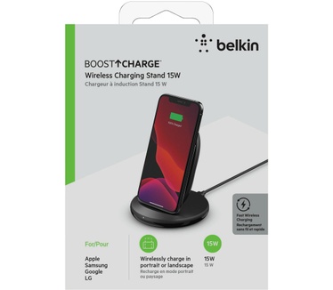 Belkin BOOST↑CHARGE (Galaxy S20 Ultra, Galaxy S20+, Galaxy S20, Galaxy S10+, Galaxy S10, Galaxy S10e, Galaxy Z Flip, Galaxy Note 10+, Galaxy Note 10, Google Pixel 4 XL, Google Pixel 4, iPhone 11 Pro Max, iPhone 11 Pro, iPhone 11, iPhone SE 2nd gen, iPhone