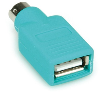 Value PS/2 - USB muisadapter, groen