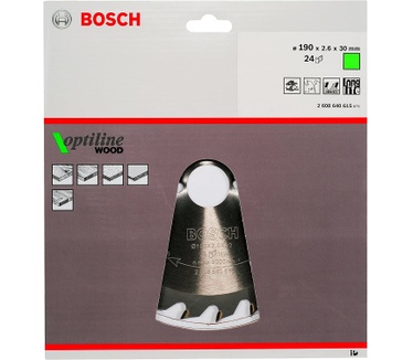 Bosch Optiline Wood Cirkelzaagbladen