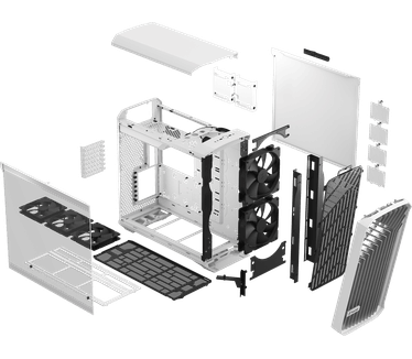 Fractal Design Torrent White TG Clear Tint