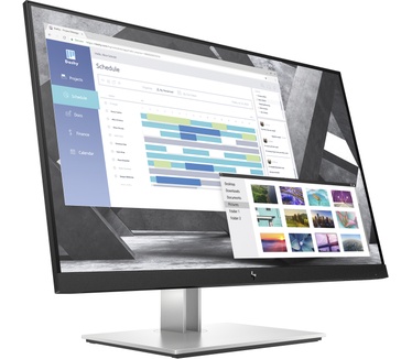 HP E27q G4 (9VG82AT, met USB, HDMI- en DP-kabels) Zwart