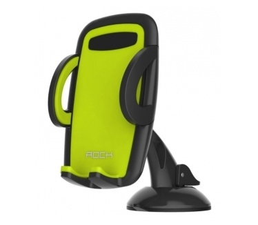 Rock Deluxe autohouder - universele houder tot 6 inch - lichtgroen