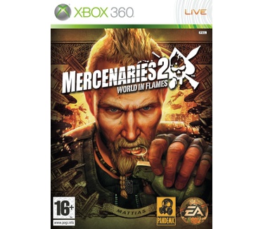 Packshot voor Mercenaries 2: World in Flames