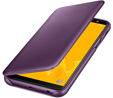 Samsung Galaxy J6 (2018) Wallet Case (Galaxy J6 (2018)) Paars