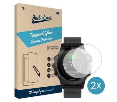 Just in Case Soft TPU Screen Protector Garmin Fenix 5 - 2 pack