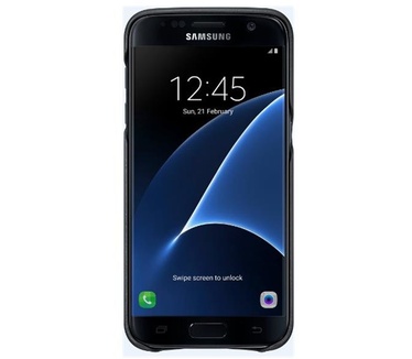 Samsung Galaxy S7 Leather Cover Zwart