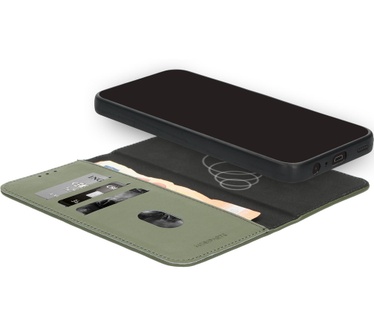 Mobiparts MagSafe geschikte 2 in 1 Wallet Case gemaakt van echt leer