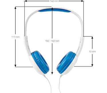 Nedis HPWD4200 (Blauw, Wit)