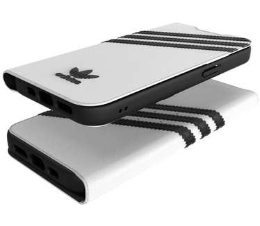 Adidas 3-Stripes Book Case voor Apple iPhone 13 (6.1") - Wit Wit